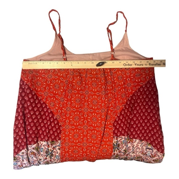 Sundance Patchwork Slip Boho Resort Wear Dress Size Medium V1 - Picture 5 of 5